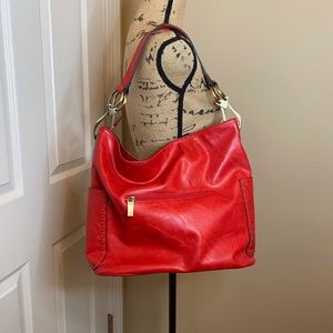 Cute Red bag w/ gold accents
